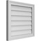 Ekena Millwork Vertical Surface Mount PVC Gable Vnt: Non-Functional, w/2"W x 1-1/2"H, Brickmould Frame, 22"W x 20"H GVPVE22X2002SN - alternate 5